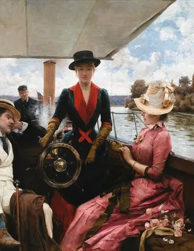 Полная скорость by Юлий Лебланк Стюарт, 1886 — digital art print download