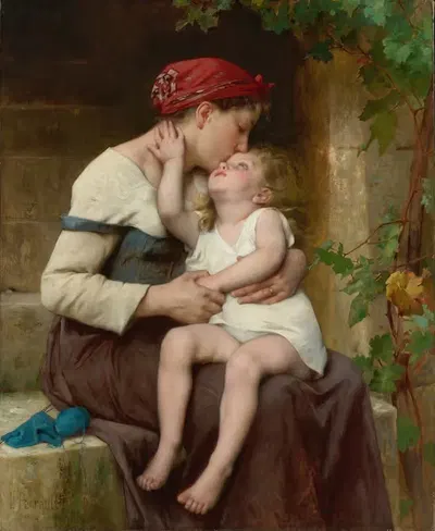 Мать с ребенком by Леон-Жан-Базиль Перро, 1894 — digital art print download