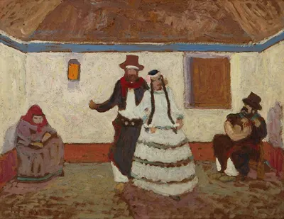 Baile En El Rancho by Pedro Figari — digital art print download