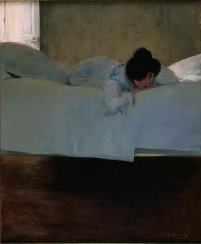 Laziness by Ramón Casas, 1898-1900 — digital art print download