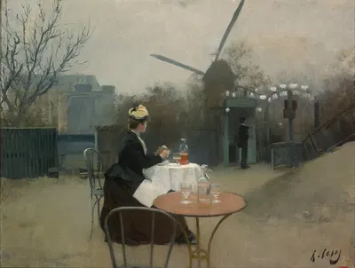 Plein Air by Ramón Casas, 1890-1891 — digital art print download