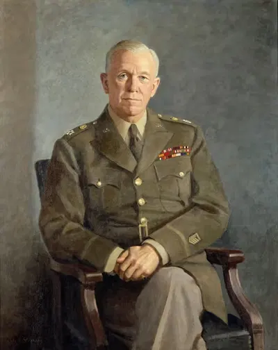 George C. Marshall by Thomas Edgar Stephens — digital art print download