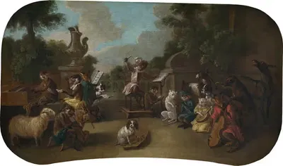 Синерия – Концерт by Кристоф Уэ, c. 1739 — digital art print download