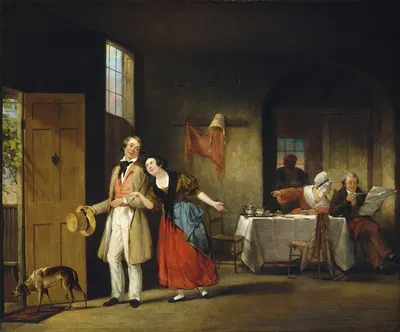 The Bashful Cousin by Francis William Edmonds — digital art print download