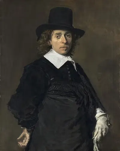 Adriaen van Ostade by Frans Hals, 1646-1648 — digital art print download