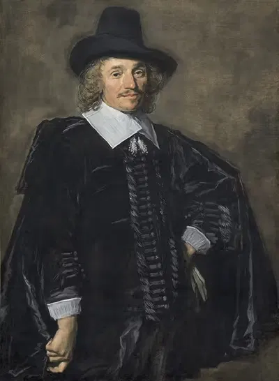 Portrait of a Gentleman by Frans Hals, 1650-1652 — digital art print download