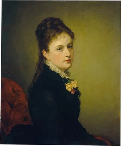 Роксана Атвотер Уэнтворт by Джордж Питер Александр Хили, 1876 — digital art print download
