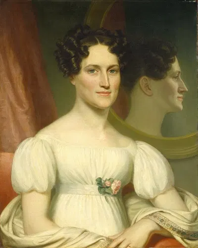Mary Ellis Bell (Mrs. Isaac Bell) by John Vanderlyn, c. 1827 — digital art print download