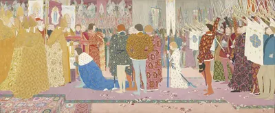 Венчание дофина в Реймсе (серия о Жанне д'Арк – V) by Луи Морис Буте де Монвель, 1907 — digital art print download