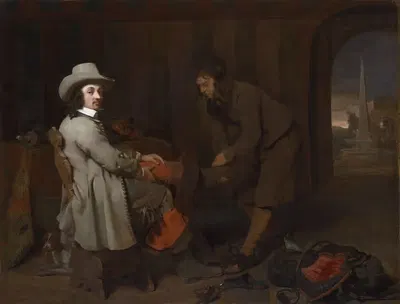 Антоний де Бордес и его лакей by Майкл Свиртс, c. 1648 — digital art print download