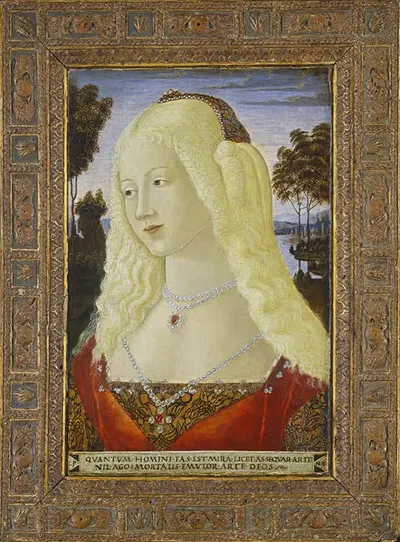 Портрет дамы by Нероччио де' Ланди, c. 1485 — digital art print download
