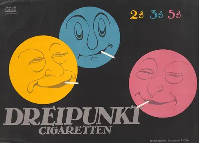Dreipunkt cigaretten by Carl Kunze, 1913 — digital art print download