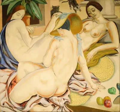 Ленивые женщины by Альфредо Гуттеро, 1927 — digital art print download