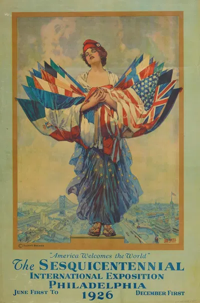 Sesquicentennial International Exposition by Dan Smith, 1926 — digital art print download