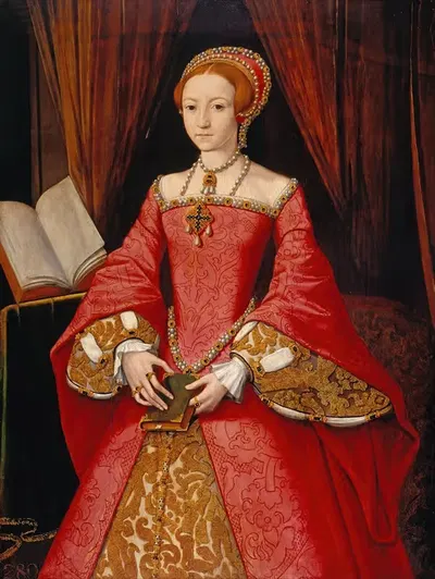 Elizabeth I when a Princess by William Scrots, 1533-1603 — digital art print download
