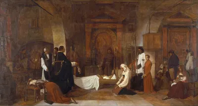Church of Cervara (Papal States) by Benet Mercadé, 1864 — digital art print download