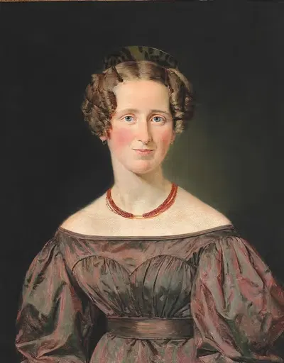 Сигне Мария Вилхельмина Йенсен by Кристиан Альбрехт Йенсен, 1827 — digital art print download