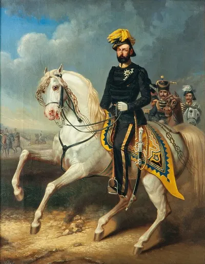 Karl XV, King of Sweden and Norway 1860-1872 by Carl Fredrik Kiörboe — digital art print download