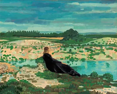 Линдра у Голубого пруда, Дорсет by Дервент Лис, 1913 — digital art print download