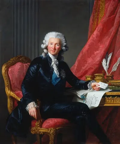 Шарль-Александр де Кален by Элизабет Луиза Виге Лебрен, 1734-1802 — digital art print download