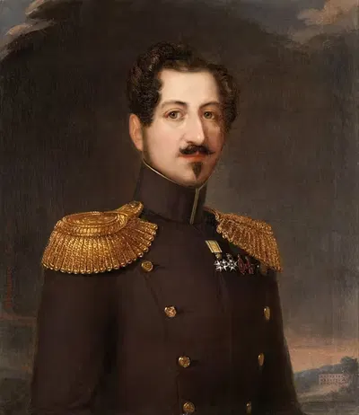 Оскар I, король Швеции и Норвегии 1844-1859 by Эрик Вальбергсон — digital art print download