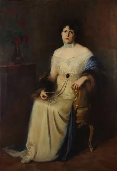 Портрет жены автора by Эрнесто де ла Каркова, 1914 — digital art print download