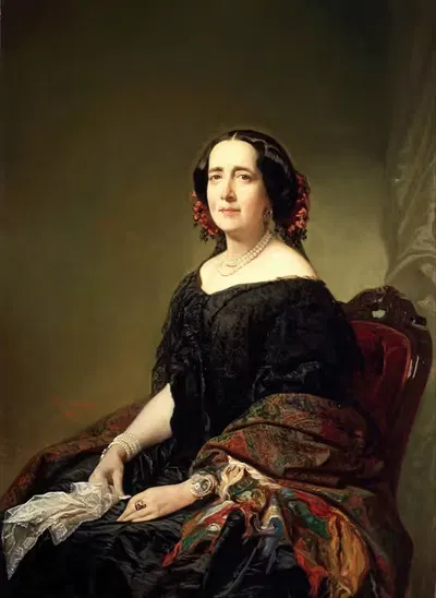 Гертруда Гомес де Авельянеда by Федерико де Мадразо и Кунц, 1857 — digital art print download
