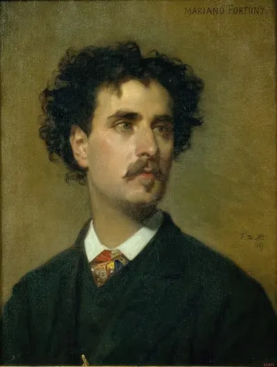 Портрет Мариà Фортуньи by Федерико де Мадразо и Кунц, 1867 — digital art print download