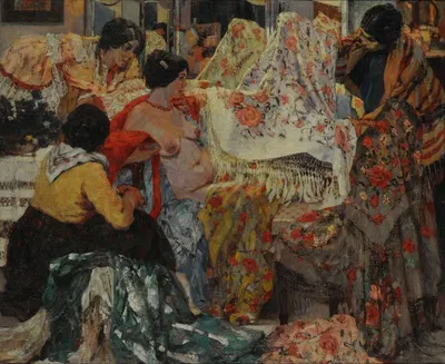 Манильские шали by Фернандо Фадер, 1914 — digital art print download