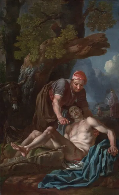 The Good Samaritan by Фрэнсис Хейман — digital art print download