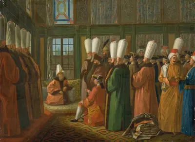 The Grand Vizier giving Audience to the English Ambassador by Francis Smith — digital art print download