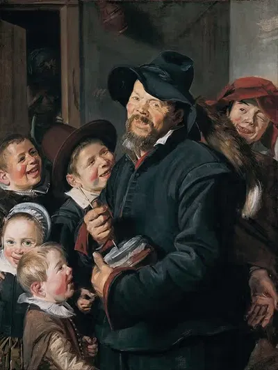The Rommel-Pot Player by Frans Hals — digital art print download