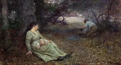 On the wallaby track by Frederick McCubbin, 1896 — digital art print download