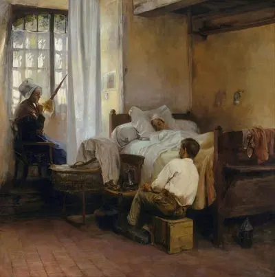 Перворожденный by Гастон Ла Туш, 1883 — digital art print download