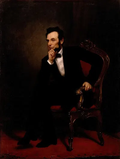 Авраам Линкольн by Джордж Питер Александр Хили, 1869 — digital art print download