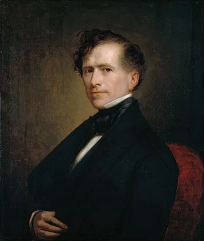 Франклин Пирс by Джордж Питер Александр Хили, 1853 — digital art print download