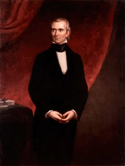 Джеймс Нокс Полк by Джордж Питер Александр Хили, 1858 — digital art print download