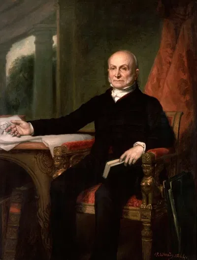 Джон Куинси Адамс by Джордж Питер Александр Хили, 1858 — digital art print download