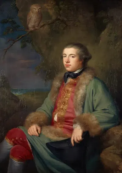 James Boswell, 1740 – 1795. Diarist and biographer of Dr Samuel Johnson by George Willison — digital art print download