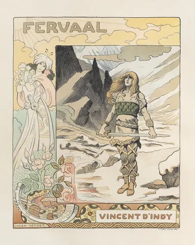 Fervaal by Люсьен Метиве — digital art print download