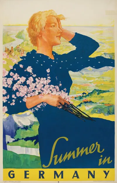 Summer In Germany by Ludwig Lutz Ehrenberger — digital art print download
