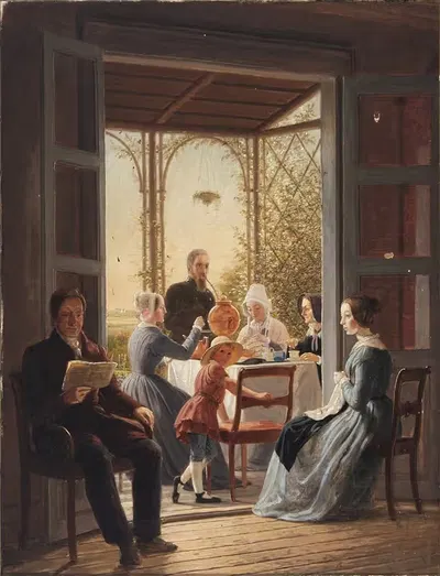 Партия из Софиhøj у Гиссельфельта by Густав Теодор Вегенер, 1844 — digital art print download