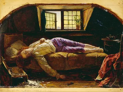 The Death of Chatterton by Henry Wallis — digital art print download