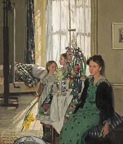 Интерьер студии by Хильда Фирон, 1914 — digital art print download