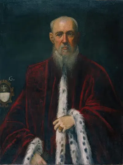 Portrait of the Procurator Alessandro Gritti by Jacopo Tintoretto — digital art print download