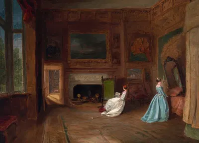 The Lady Betty Germain Bedroom at Knole, Kent by James Holland — digital art print download