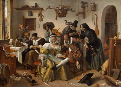 Beware of Luxury by Jan Steen — digital art print download