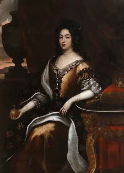 Portrait of Maria Casimire by Jan Tricius — digital art print download