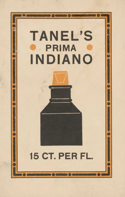 Advertentie voor Tanel's Prima Indiano by Рейньер Виллем Петрус де Врис, 1884 - 1952 — digital art print download