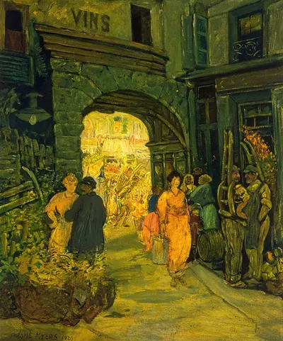 Рынок в Париже by Джером Майерс — digital art print download